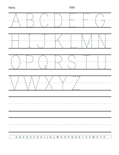 Alphabet Handwriting Practice Workbook for Kids Preschool Writing: Tracing  Alphabet for Preschoolers, Kindergarten and Kids Ages 3-5 - ABC Tracing Pap  (Paperback), Blue Willow Bookshop